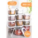 Hermia Storage Box Set (12 Pieces) BNMPOLYWS12-5KAS White