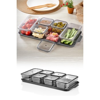 Storage Box Set (13 Pieces) Khvltseffaf - Anthracite Anthracite
