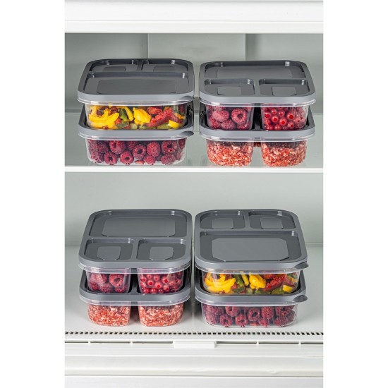 Hermia Storage Box Set (8 Pieces) 8Lidkdrtgn1 - 18 - Anthracite Anthracite