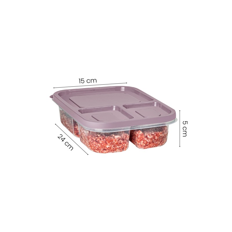 Storage Box Set (6 Pieces) 6Lidkdrtgn1 - 17 - Pink Pink