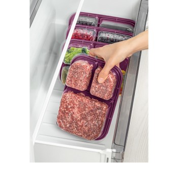 Storage Box Set (4 Pieces) 4Ludkdrtgn1 - 16 - Purple Purple