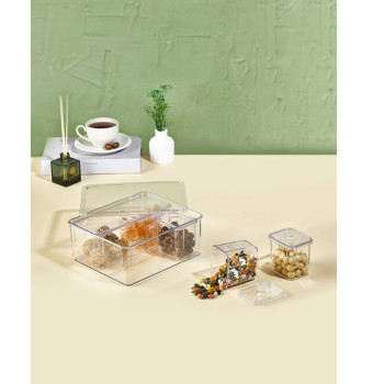 Storage Box Set (5 Pieces) 5Likutu - Transparent Transparent