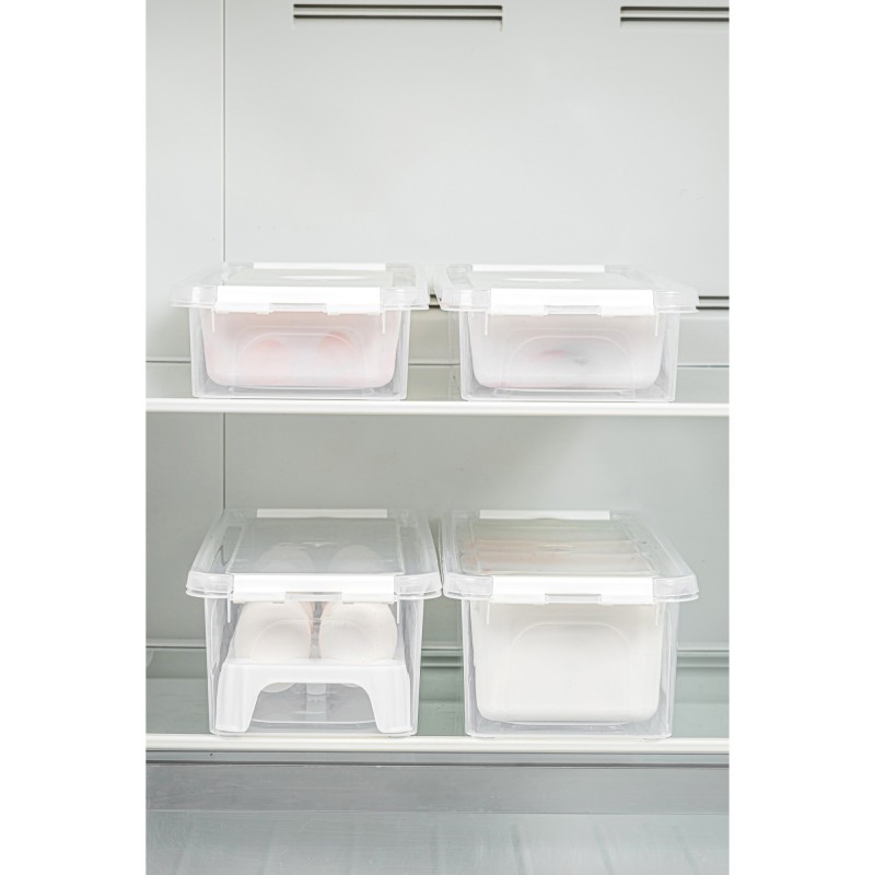 Storage Box Set (4 Pieces) 4Lukutu5 - Transparent Transparent