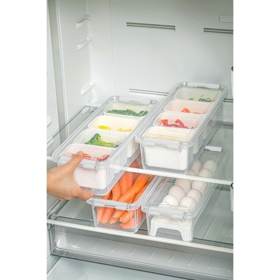 Storage Box Set (4 Pieces) 4Lukutu10 - Transparent Transparent