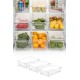 Hermia Fridge Organizer Set (3 Pieces) 726 Transparent