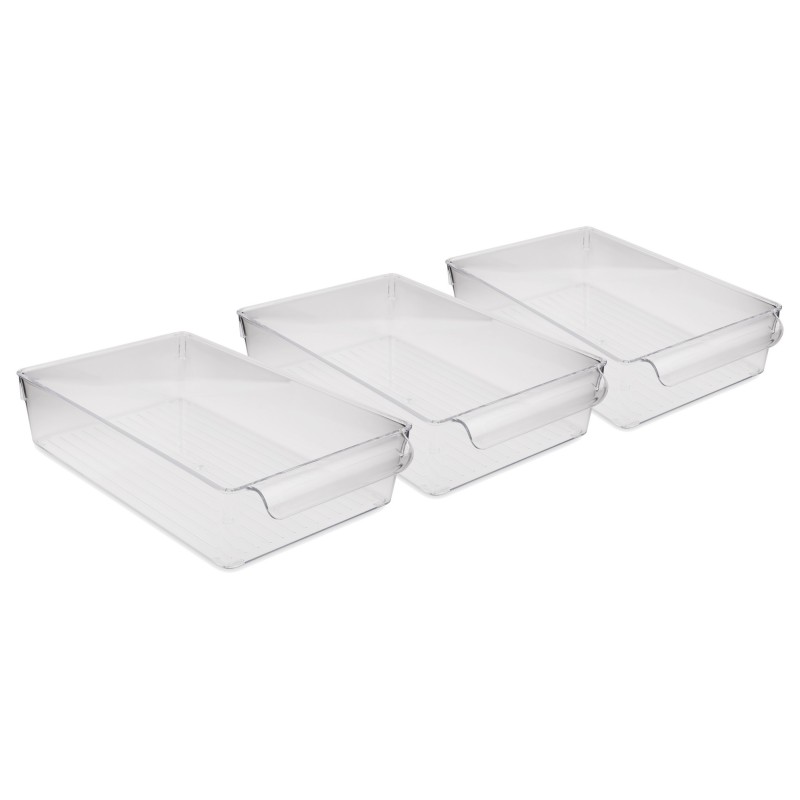 Hermia Fridge Organizer Set (3 Pieces) 726 Transparent