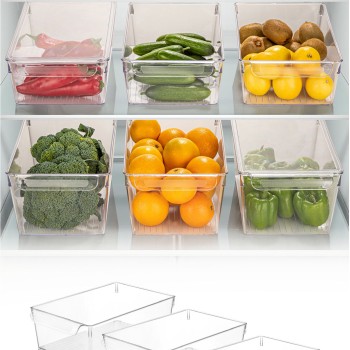 Fridge Organizer Set (3 Pieces) 727 Transparent