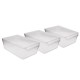 Fridge Organizer Set (3 Pieces) 727 Transparent Hermia Fridge Organizer Set (3 Pieces) 727 Transparent