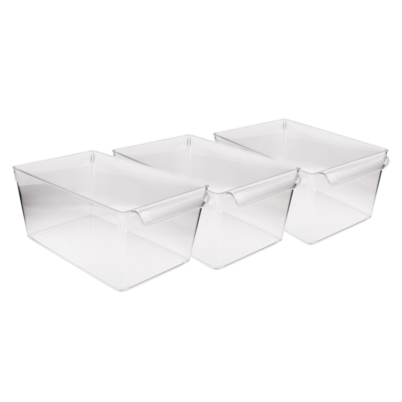 Hermia Fridge Organizer Set (3 Pieces) 728 Transparent