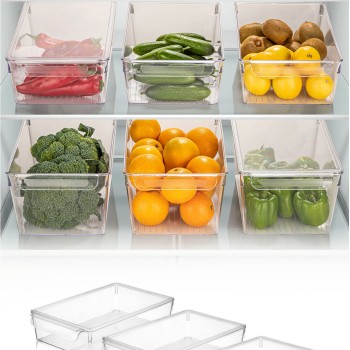 Fridge Organizer Set (3 Pieces) 729 Transparent