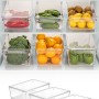 Fridge Organizer Set (3 Pieces) 730 Transparent