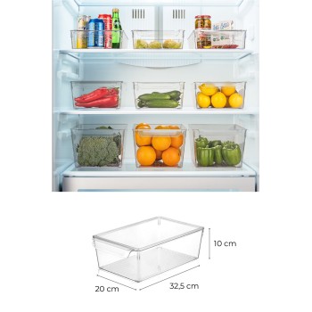 Fridge Organizer Set (3 Pieces) 730 Transparent