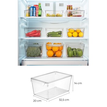 Fridge Organizer Set (3 Pieces) 731 Transparent