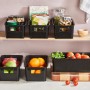 Fridge Organizer Set (6 Pieces) Ss6Libin - Black Black