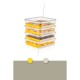 Fridge Organizer Set (12 Pieces) 4A4B4C - Grey Grey Fridge Organizer Set (12 Pieces) 4A4B4C - Grey Grey