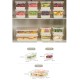 Fridge Organizer Set (12 Pieces) 4A4B4C - Grey Grey Fridge Organizer Set (12 Pieces) 4A4B4C - Grey Grey