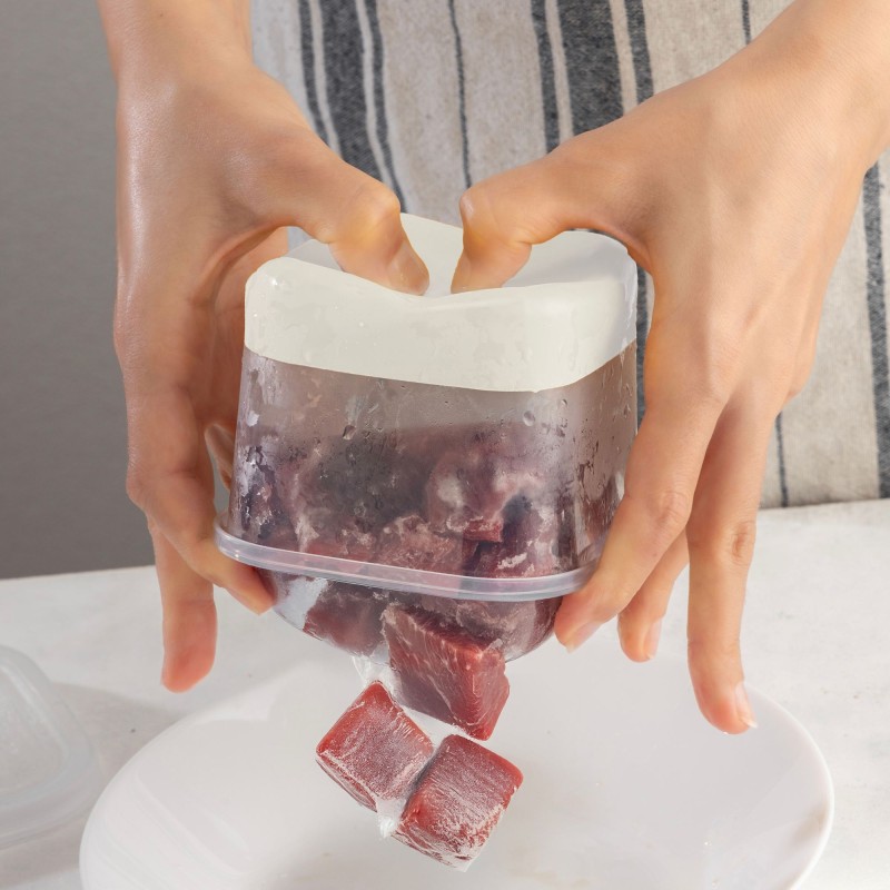 Fridge Organizer Set (14 Pieces) 8A4B2C - Grey Grey