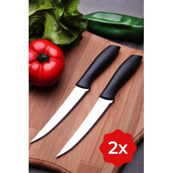 Knife Set (2 Pieces) Chef Black
Silver
