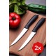 Hermia Knife Set (2 Pieces) Chef Black
Silver