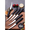 Hermia Knife Set (6 Pieces) Magic Black
Silver