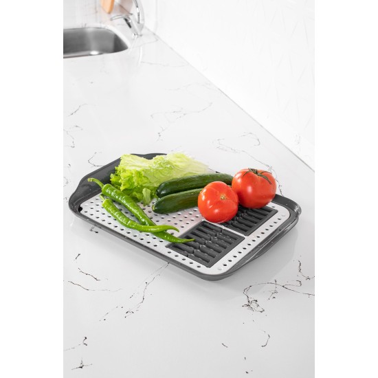 Hermia Dish Rack BNM-1213 Grey
White