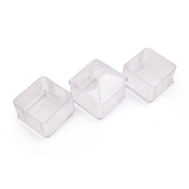 Hermia Storage Box Set (3 Pieces) Kareakrlk - 3 Transparent