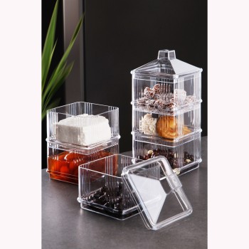 Storage Box Set (6 Pieces) Kareakrlk - 6 Transparent