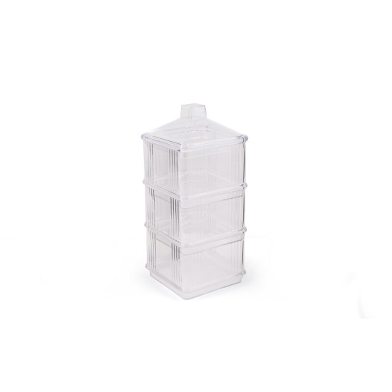 Hermia Storage Box Set (6 Pieces) Kareakrlk - 6 Transparent