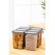 Storage Box Set (6 Pieces) BNMPEGYAR06-15 Anthracite
