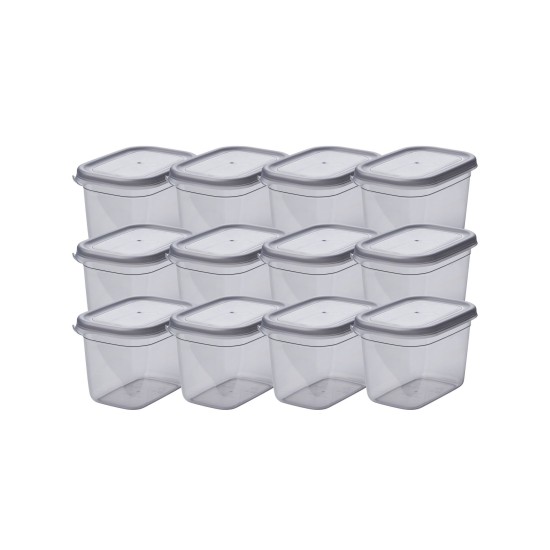 Hermia Storage Box Set (12 Pieces) BNMPEGYAR12-11 Anthracite