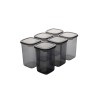Hermia Storage Box Set (6 Pieces) BNMPEGYAS06-12 Anthracite