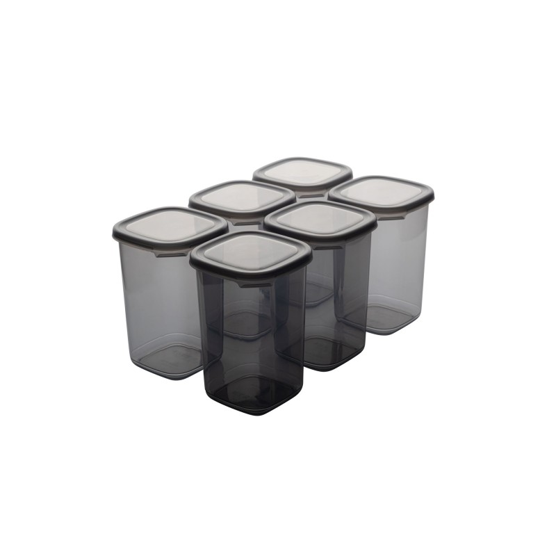 Hermia Storage Box Set (6 Pieces) BNMPEGYAS06-12 Anthracite