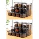Storage Box Set (24 Pieces) BNMPEGYAS24-51217 Anthracite