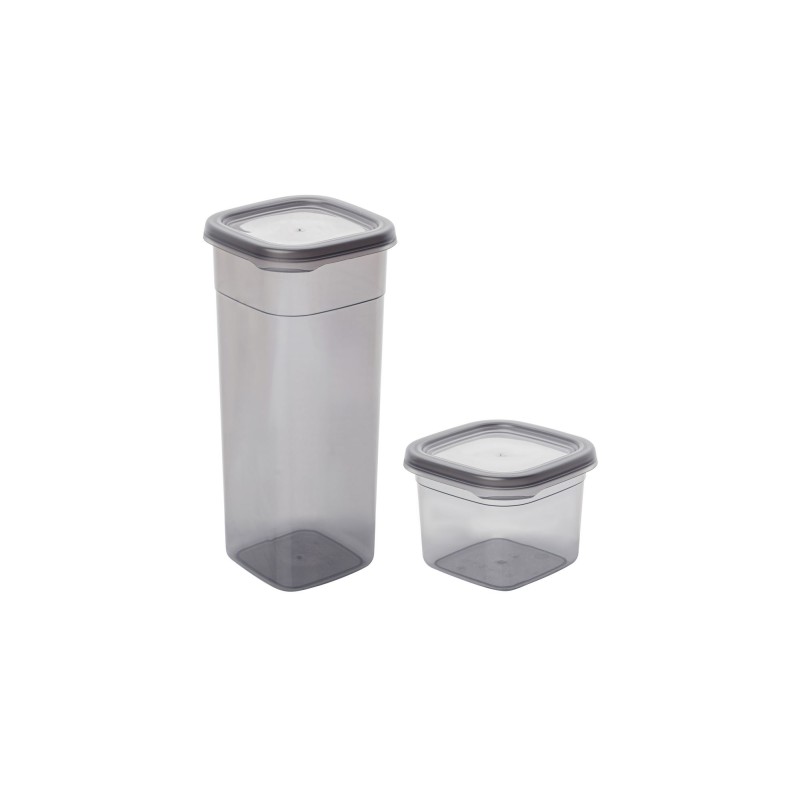 Storage Box Set (18 Pieces) BNMPEGYAS18-517 Anthracite