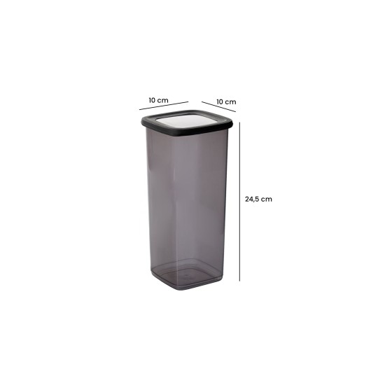 Hermia Storage Box Set (18 Pieces) BNMPOLYAS18-51217SRG Anthracite