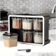 Spice Jar Set (7 Pieces) BNM-9172 - Anthracite Anthracite Spice Jar Set (7 Pieces) BNM-9172 - Anthracite Anthracite