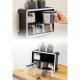 Spice Jar Set (7 Pieces) BNM-9172 - Anthracite Anthracite Spice Jar Set (7 Pieces) BNM-9172 - Anthracite Anthracite