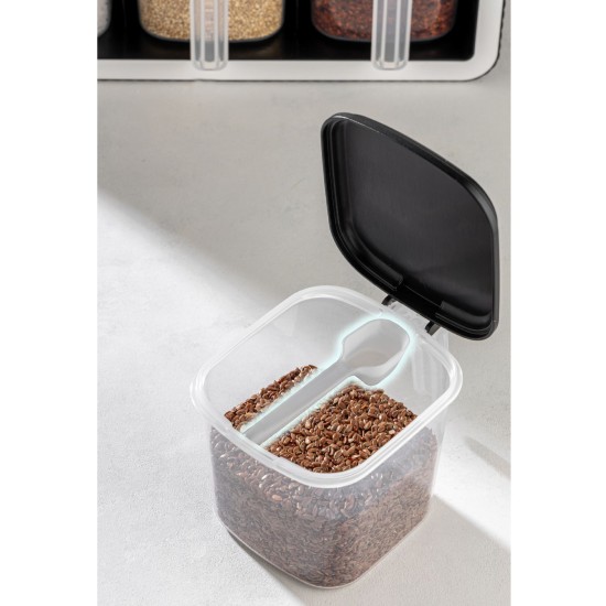 Spice Jar Set (7 Pieces) BNM-9172 - Anthracite Anthracite Spice Jar Set (7 Pieces) BNM-9172 - Anthracite Anthracite