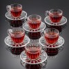 Tea Cup Set (12 Pieces) Ts3023Gcl - Transparent Transparent