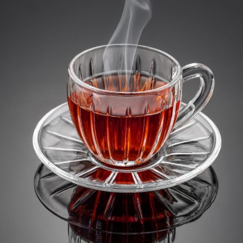 Tea Cup Set (12 Pieces) Ts3023Gcl - Transparent Transparent