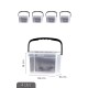 Hermia Storage Box Set (4 Pieces) KARE4LDTRJN4LU - White White
