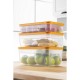 Storage Box Set (3 Pieces) HK3LU - Orange Orange Hermia Storage Box Set (3 Pieces) HK3LU - Orange Orange