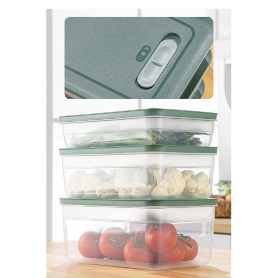Storage Box Set (3 Pieces) HK3LU - Green Green Hermia Storage Box Set (3 Pieces) HK3LU - Green Green