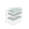 Hermia Storage Box Set (3 Pieces) HK3LU - Blue Blue