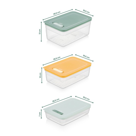 Hermia Storage Box Set (9 Pieces) HK9LU Multicolor