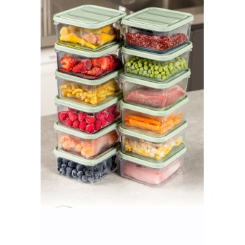 Storage Box Set (12 Pieces) YYBLLA35012LI - Mint Mint