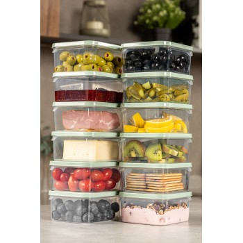 Storage Box Set (12 Pieces) YYBLLA35012LI - Mint Mint