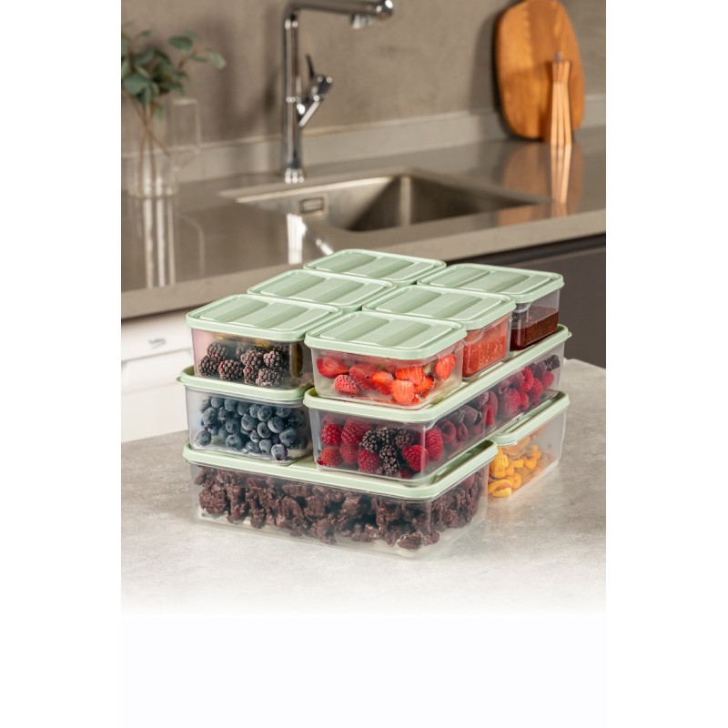 Storage Box Set (10 Pieces) YBLLA10LU - Mint Mint