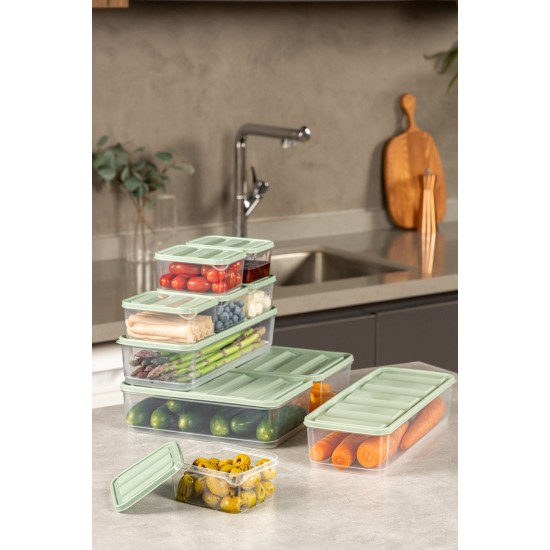 Storage Box Set (10 Pieces) YBLLA10LU - Mint Mint
