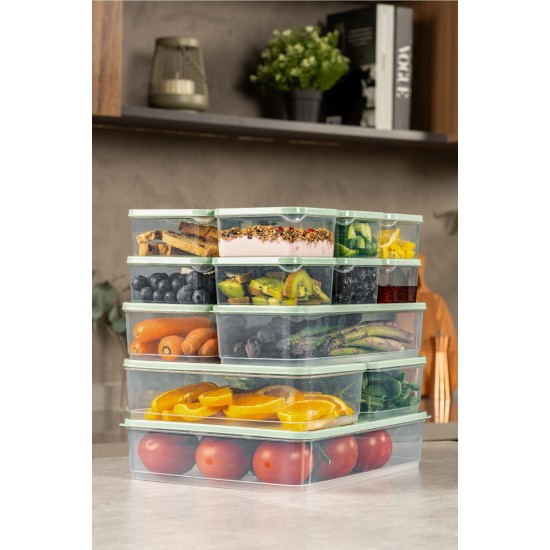 Storage Box Set (17 Pieces) YBLLA17LI - Mint Mint Storage Box Set (17 Pieces) YBLLA17LI - Mint Mint